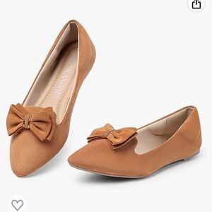 - NEW size 6  MUSSHOE Flat Shoes Women Comfortable Pointed Toe Slip on Flats